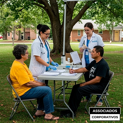 apoio em ações solidárias